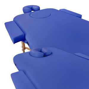 Mobile Massageliege Zen Basic 3 Flat, Plugin, Farbe: Königsblau