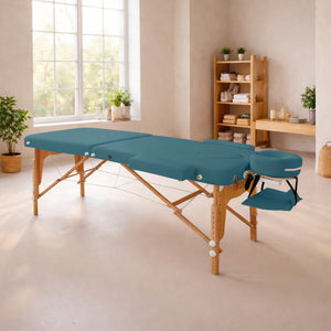 Mobile Massageliege Zen Basic 3 Flat, Ambiente, Farbe: Teal