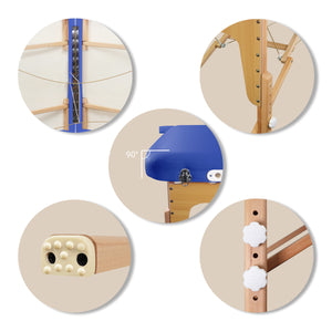 Mobile Massageliege Zen Basic 3 Flat, USP, Farbe: Königsblau