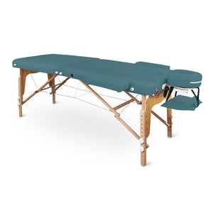 Mobile Massageliege Zen Basic 3 Flat, Vollansicht, Farbe: Teal