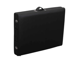 Mobile Massageliege Zen Basic Niveau, Kofferansicht, Farbe: Schwarz