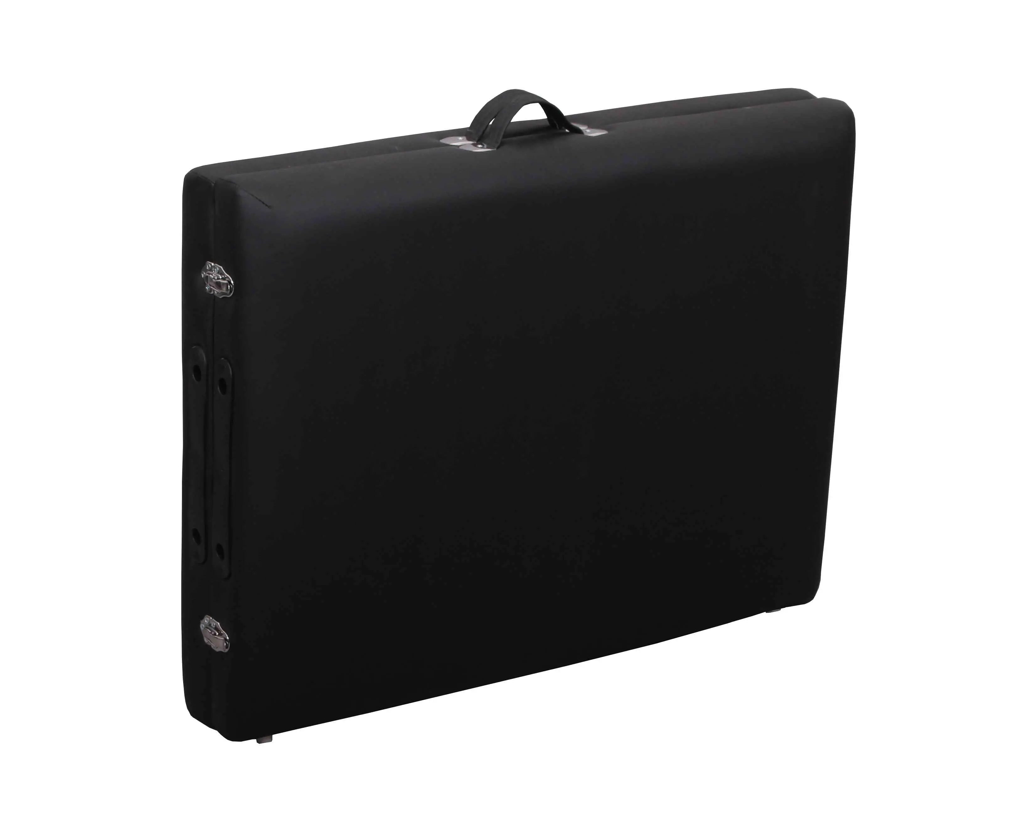 Mobile Massageliege Zen Basic Niveau, Kofferansicht, Farbe: Schwarz