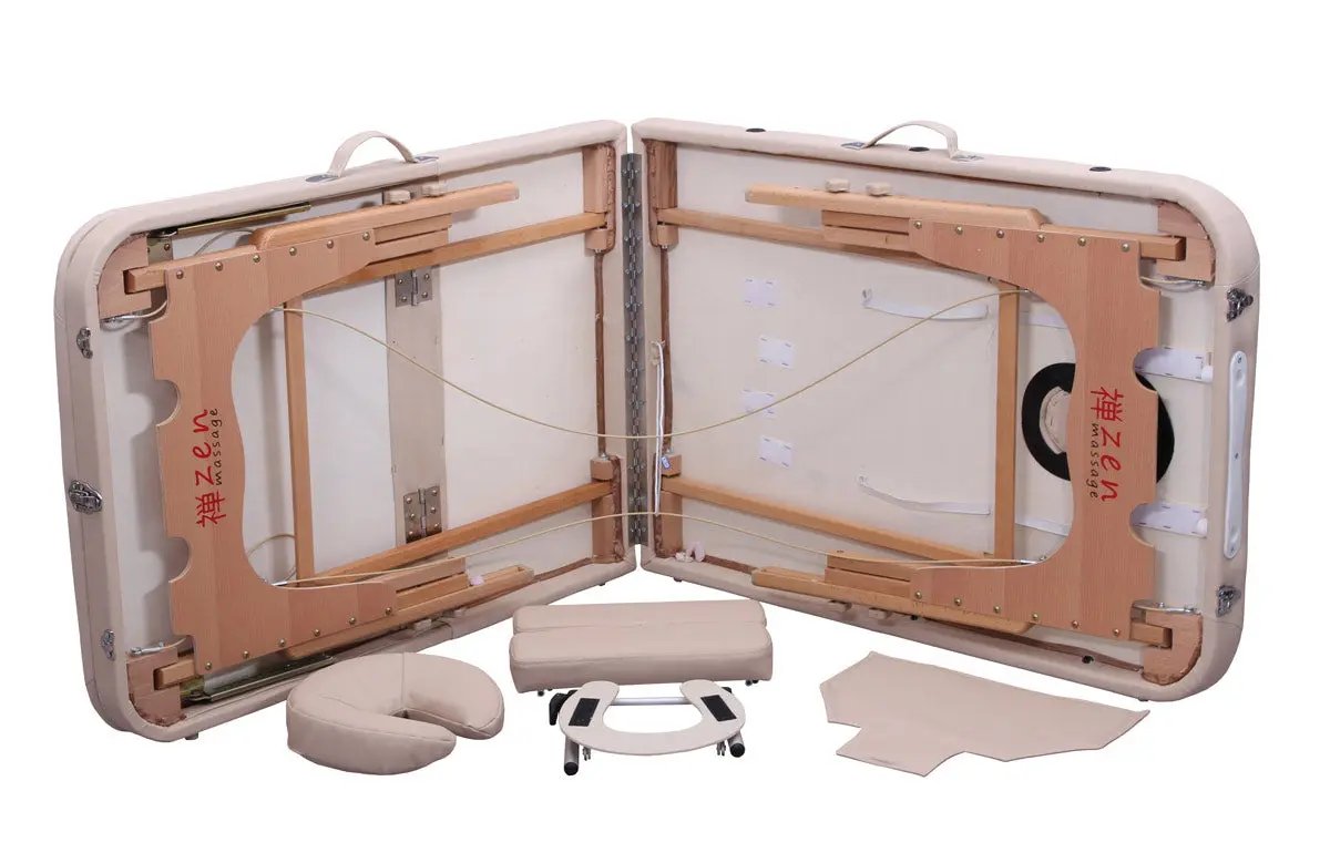 Mobile Massageliege Zen Physio Top, Ansicht: Klappmechanismus