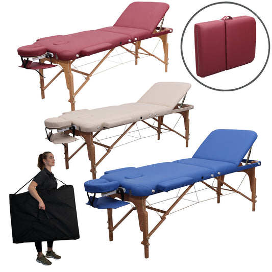 Mobile Massageliege Zen Physio Top, Ansicht Varianten