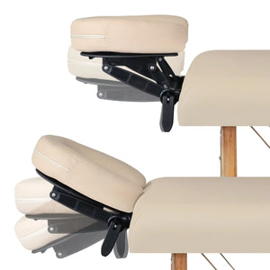 Mobile Massageliege Zen Startup, Kopfstütze, Farbe: Creme