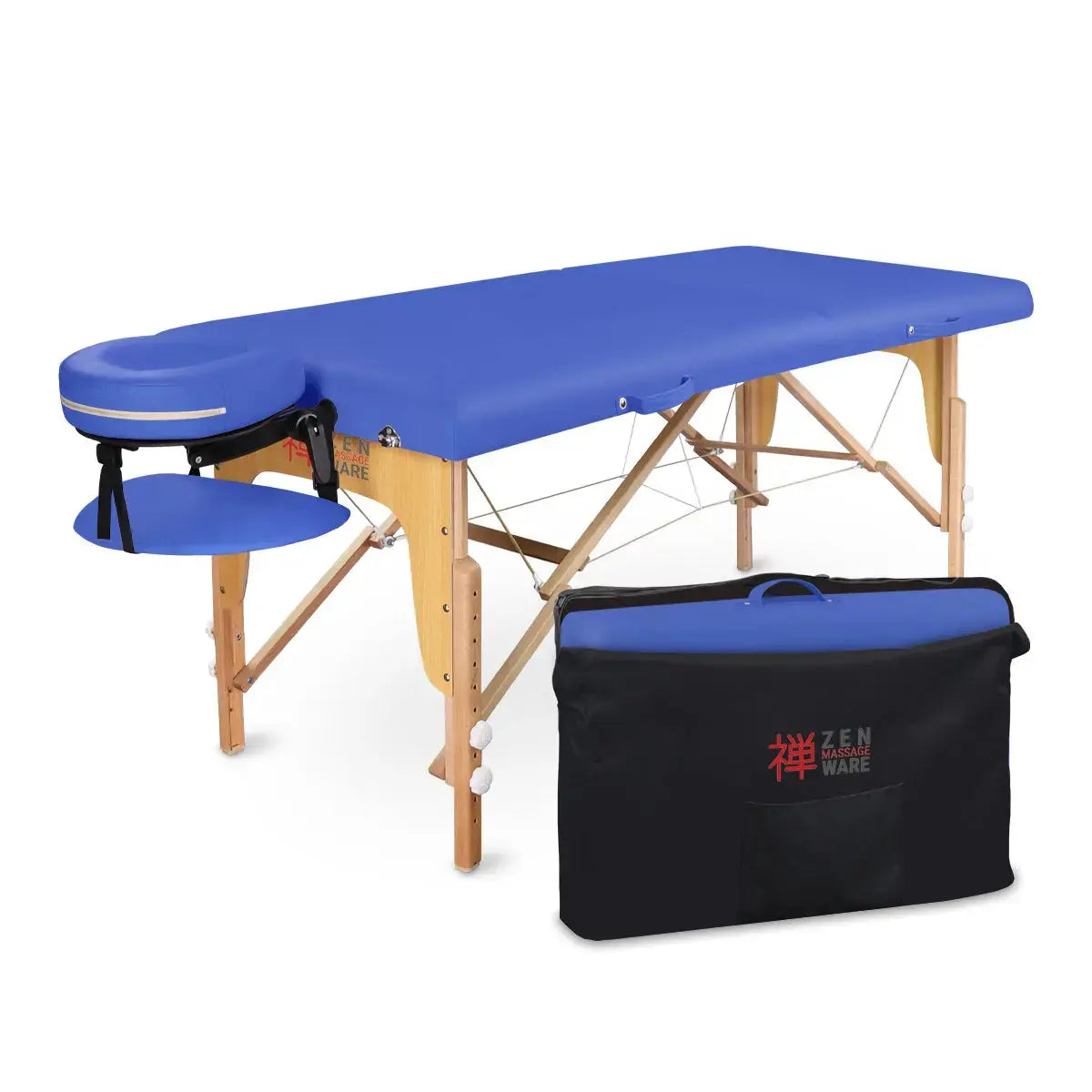 Mobile Massageliege Zen Startup, Tragetasche, Farbe: Königsblau