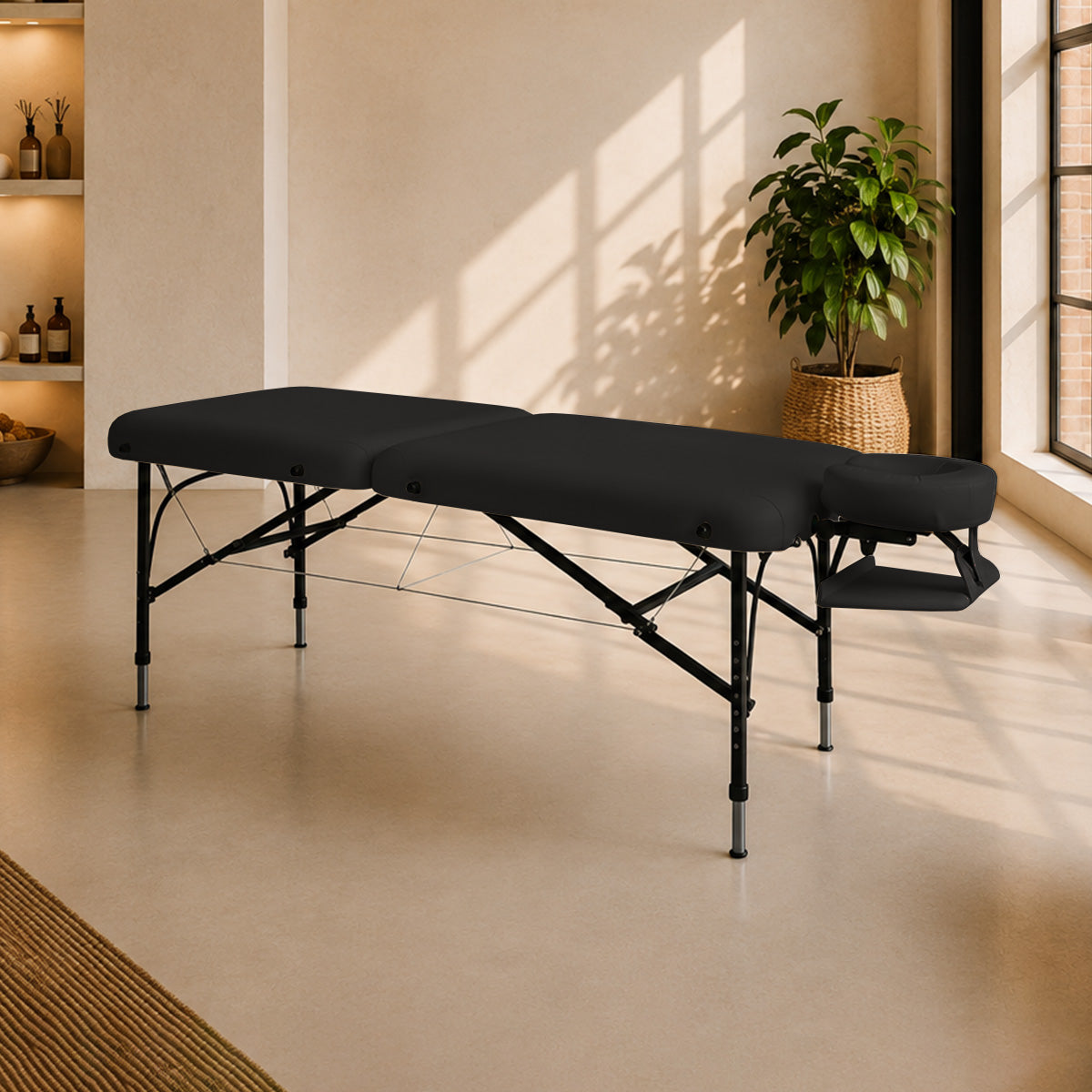 Massageliege Zen Stronglight II, Ambiente, schwarz