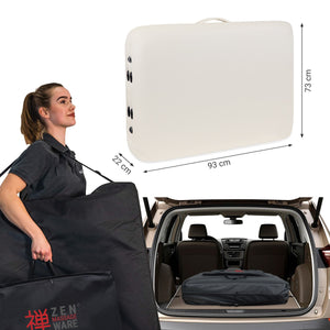 Massageliege Zen Stronglight II, Koffermaß, creme