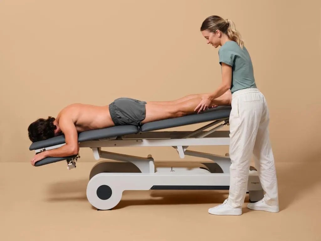 Naggura Nrun5, elektrische Therapieliege, Trendelenburg Anwendung, Bild 2