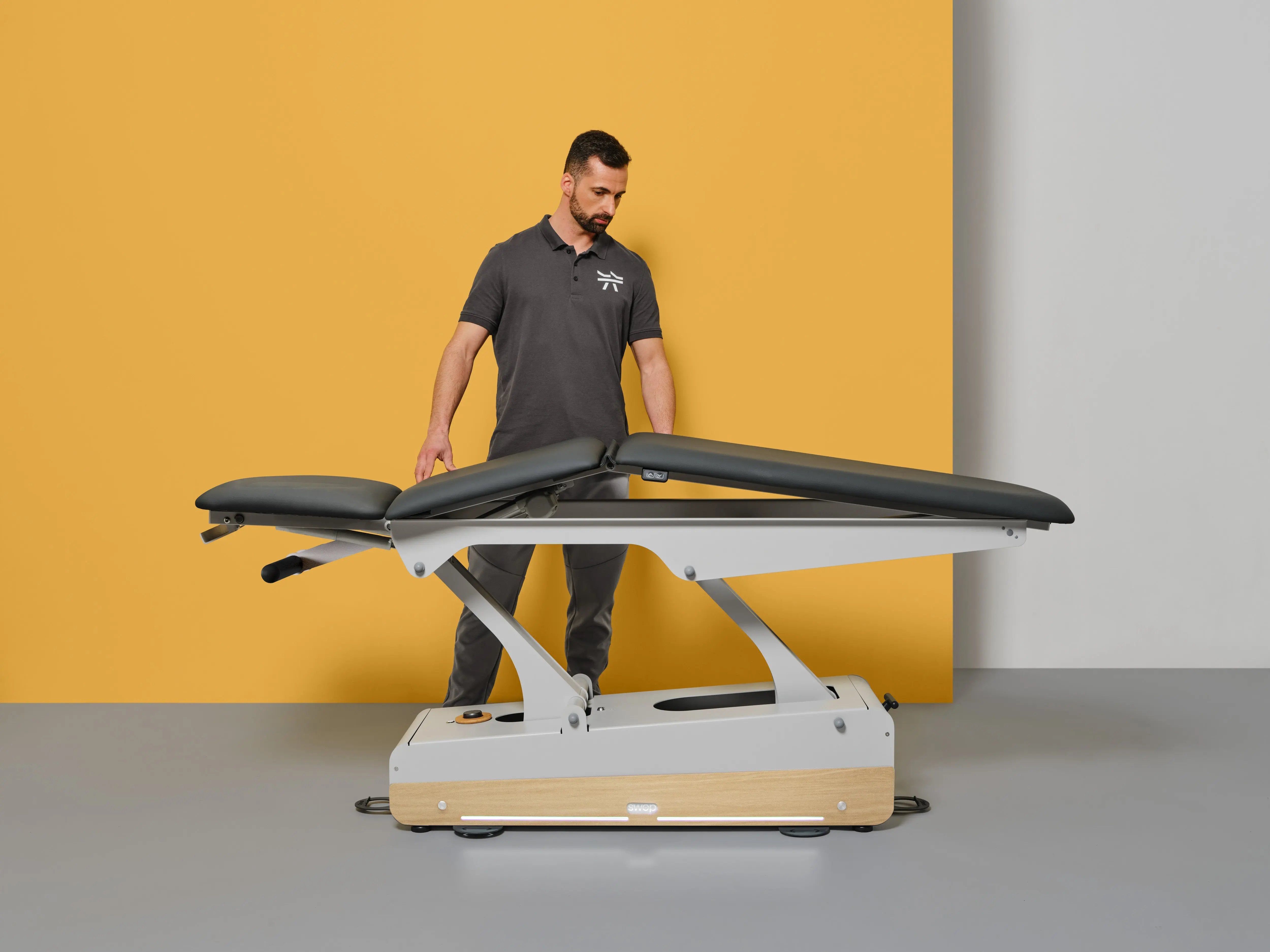 Naggura Swop 3 Pro Physio, elektrische Therapieliege, Ambiente Trendelenburg