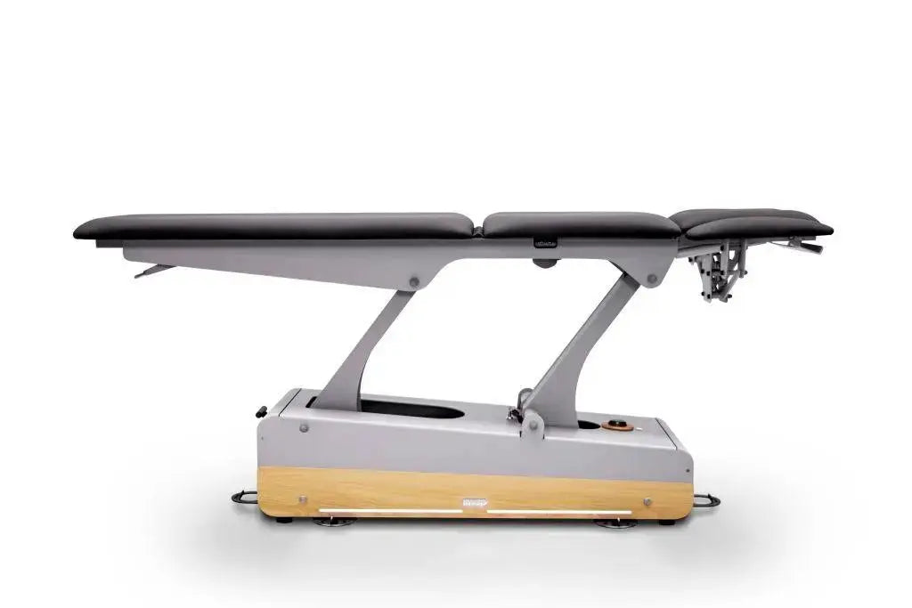 Naggura Swop 5 Physio, elektrische Therapieliege, Seitenansicht