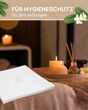 nasenschlitztuecher-einwegauflagen-mit-x-ausschnitt-fuer-die-therapieliege ZEN MASSAGE WARE