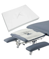 Zen Massage Ware, Einwegauflage - Nasenschlitztücher mkt X-Ausschnitt für Therapieliegen, Vollansicht