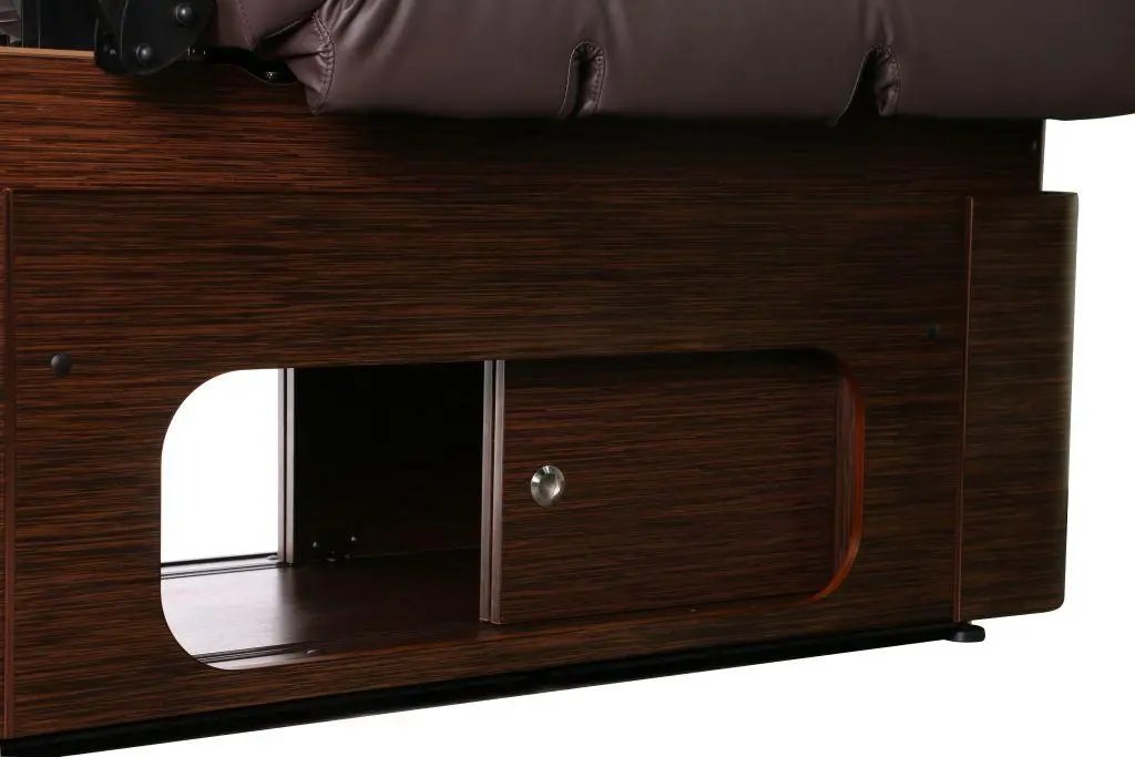 Sonia elektrische Spa und Wellnessliege Eris, braun, Verstaufach