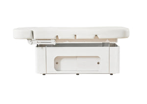 Spa-Wellnessliege Athena, Farbe weiß, Seitenansicht