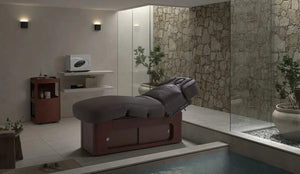 Sonia elektrische Spa und Wellnessliege Eris, braun, Ambiente