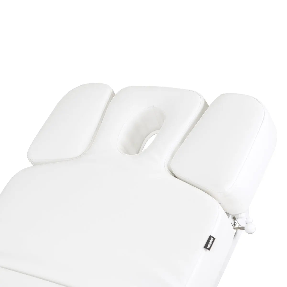 Spa Wellnessmassageliege Harmonia, Detail Kopfteil, weiß