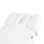 Spa Wellnessmassageliege Harmonia, Detail Kopfteil, weiß