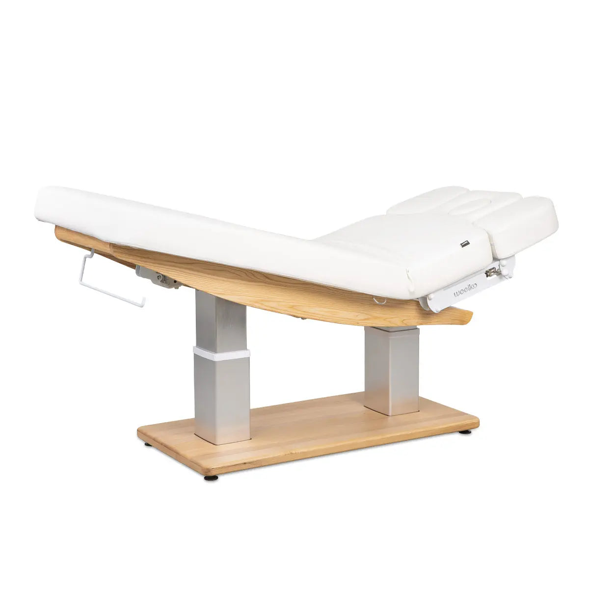 Spa Wellnessmassageliege Harmonia, Fussteil, positiv, weiß