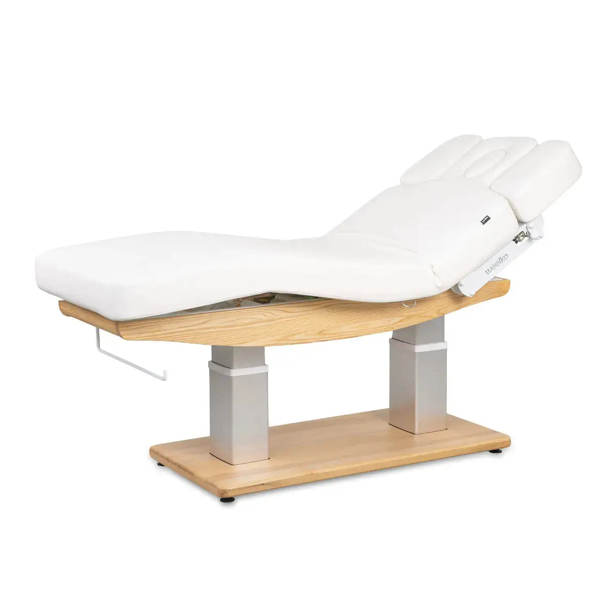 Spa Wellnessmassageliege Harmonia, Komplettansicht, weiß