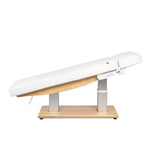 Spa Wellnessmassageliege Harmonia, Rückwärtsneigung, weiß