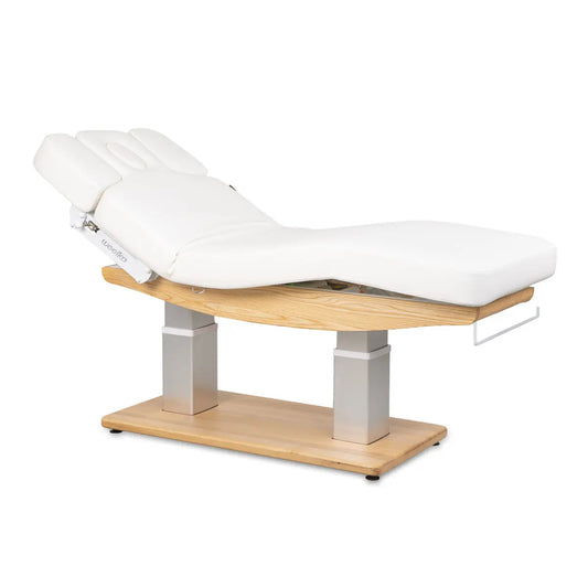 Spa Wellnessmassageliege Harmonia, Vollansicht, weiß