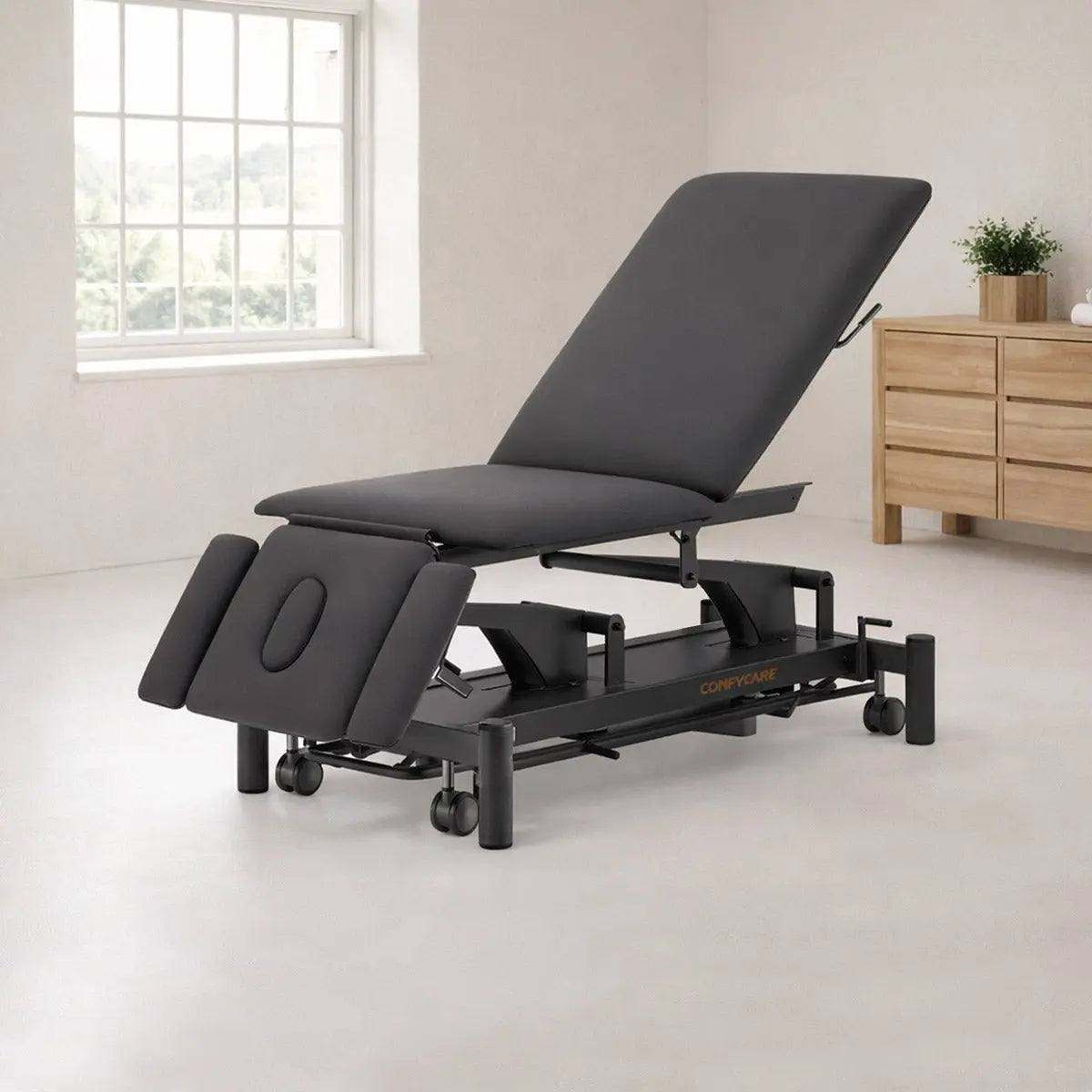 Therapieliege elektrisch, Coinfycare Barcelona, Ambiente, Farbe: Schwarz