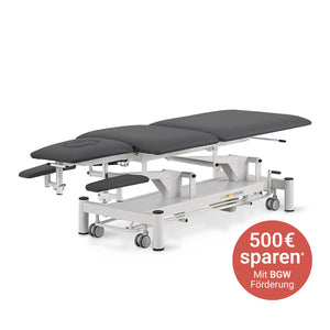 Therapieliege elektrisch, Coinfycare Barcelona, BGW Förderung, Farbe: Dunkelgrau