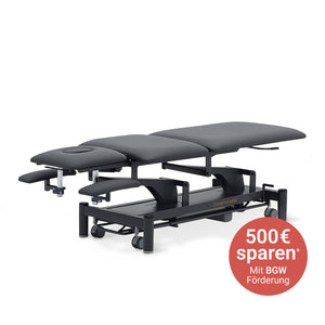 Therapieliege elektrisch, Coinfycare Barcelona, BGW Förderung, Farbe: Schwarz