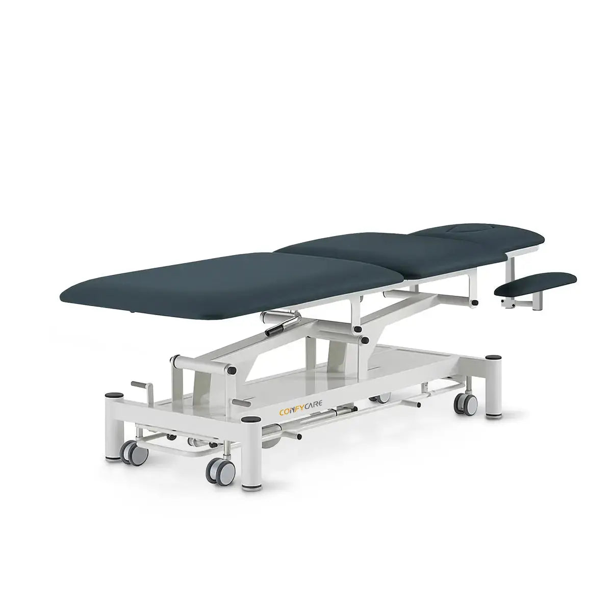 Therapieliege elektrisch, Coinfycare Barcelona, Rückansicht, Farbe: Marineblau