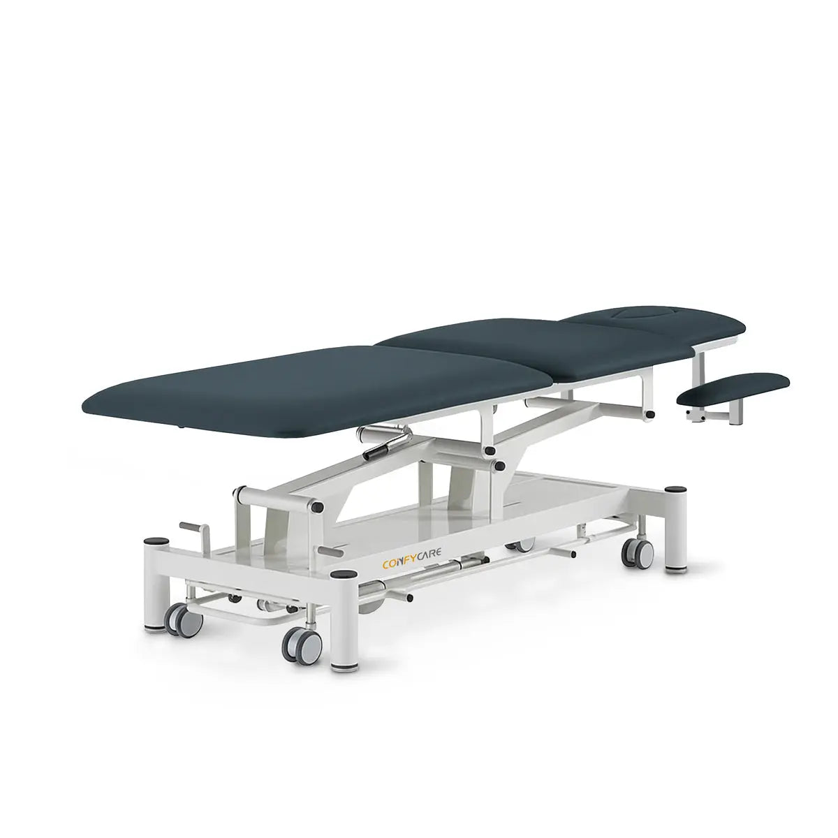 Therapieliege elektrisch, Coinfycare Barcelona, Rückansicht, Farbe: Marineblau