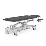 Therapieliege elektrisch, Coinfycare Paris, Vollansicht, Farbe dunkelgrau, Armablage negativ