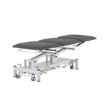 Therapieliege elektrisch, Coinfycare Sofia, Farbe: dunkelgrau, Seitenansicht