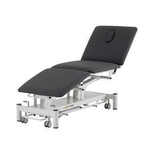 Therapieliege elektrisch, Coinfycare Sofia, Farbe: dunkelgrau, Vollansicht