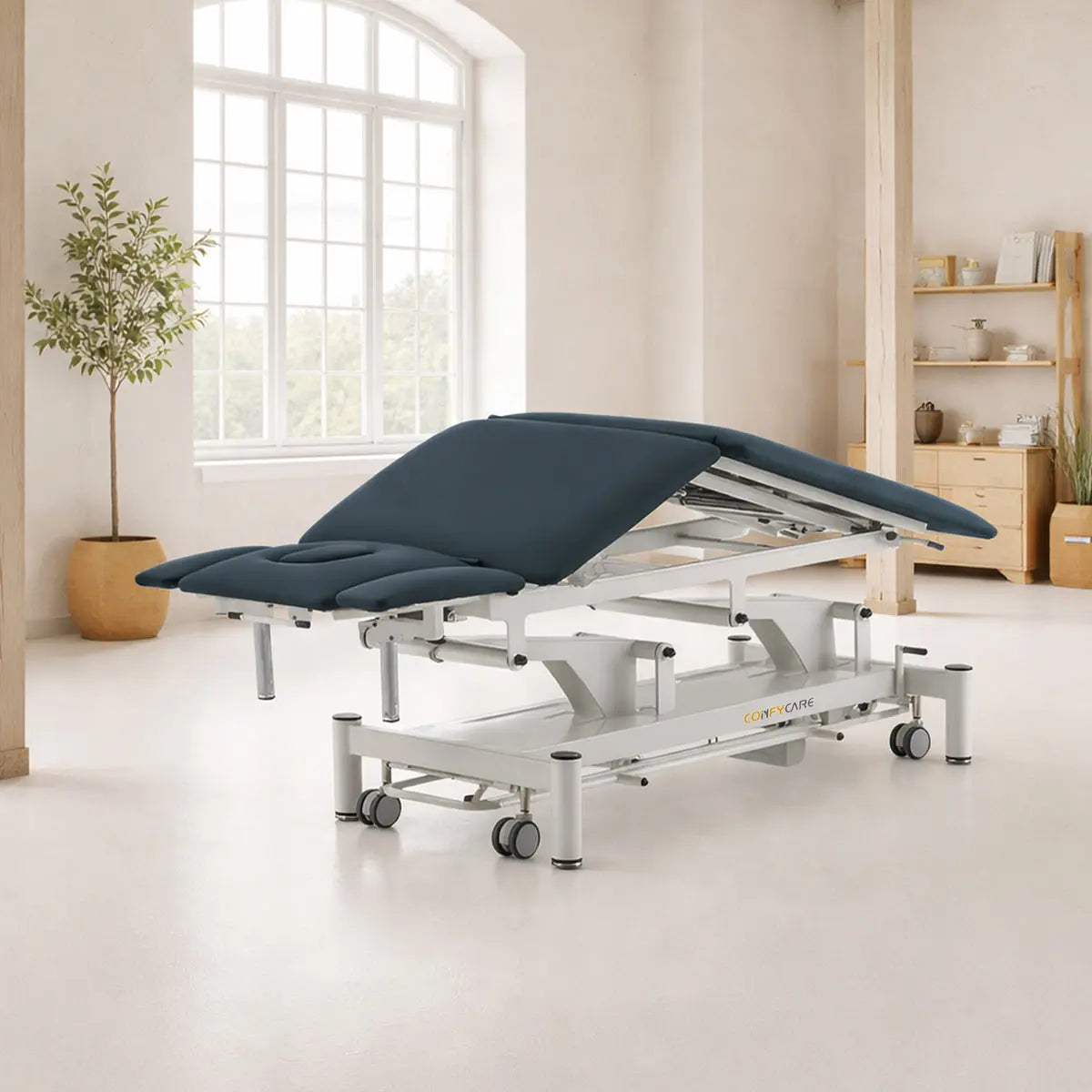 Therapieliege elektrisch, Coinfycare Split, Ambiente, Farbe: Marineblau