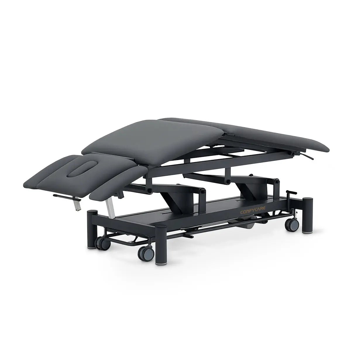 Therapieliege elektrisch, Coinfycare Split, Dachstellung, Farbe: Schwarz
