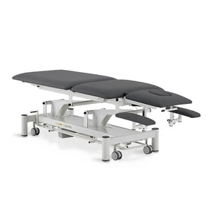 Therapieliege elektrisch, Coinfycare Split, Vollansicht, Farbe: Dunkelgrau