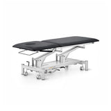 Therapieliege hydraulisch, Coinfycare Dublin, Frontalansicht, Farbe: dunkelgrau