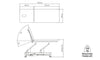Table de thérapie hydraulique DUBLIN | 2 segments