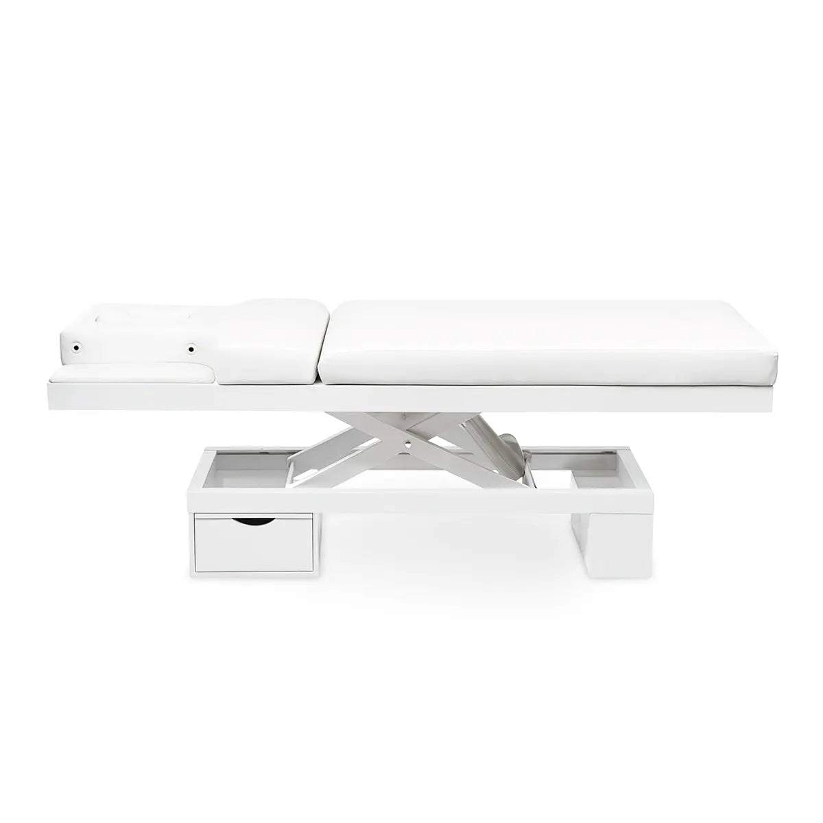 Wellness und Spaliege Hera, Seitenansicht, Farbe: Weiss