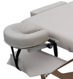 Face pillow for the massage table headrest