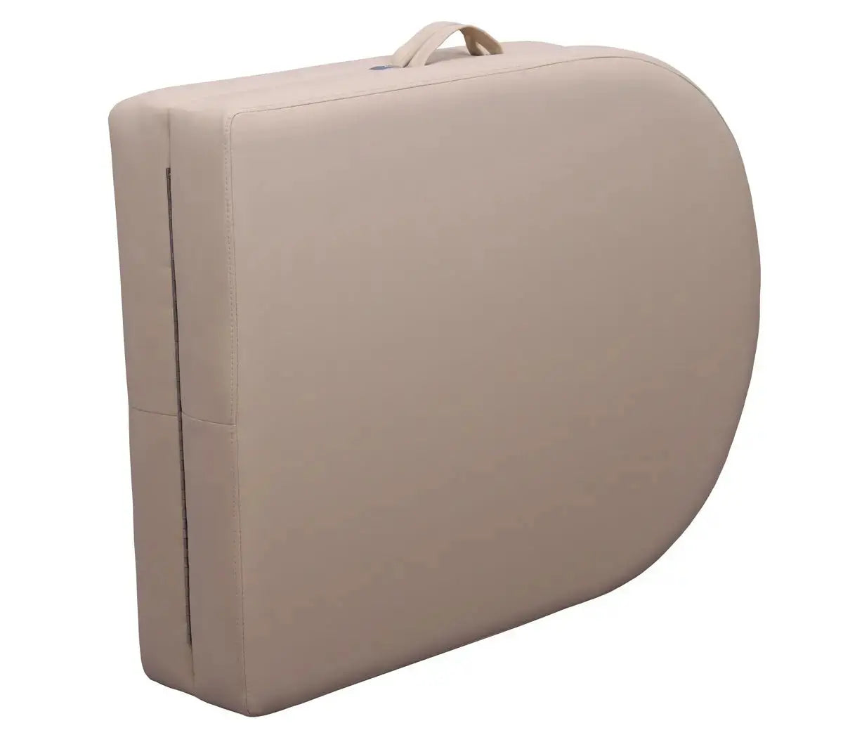 Zen Masage Ware Oval Flattop, mobile Massageliege, Farbe Creme, geklappt