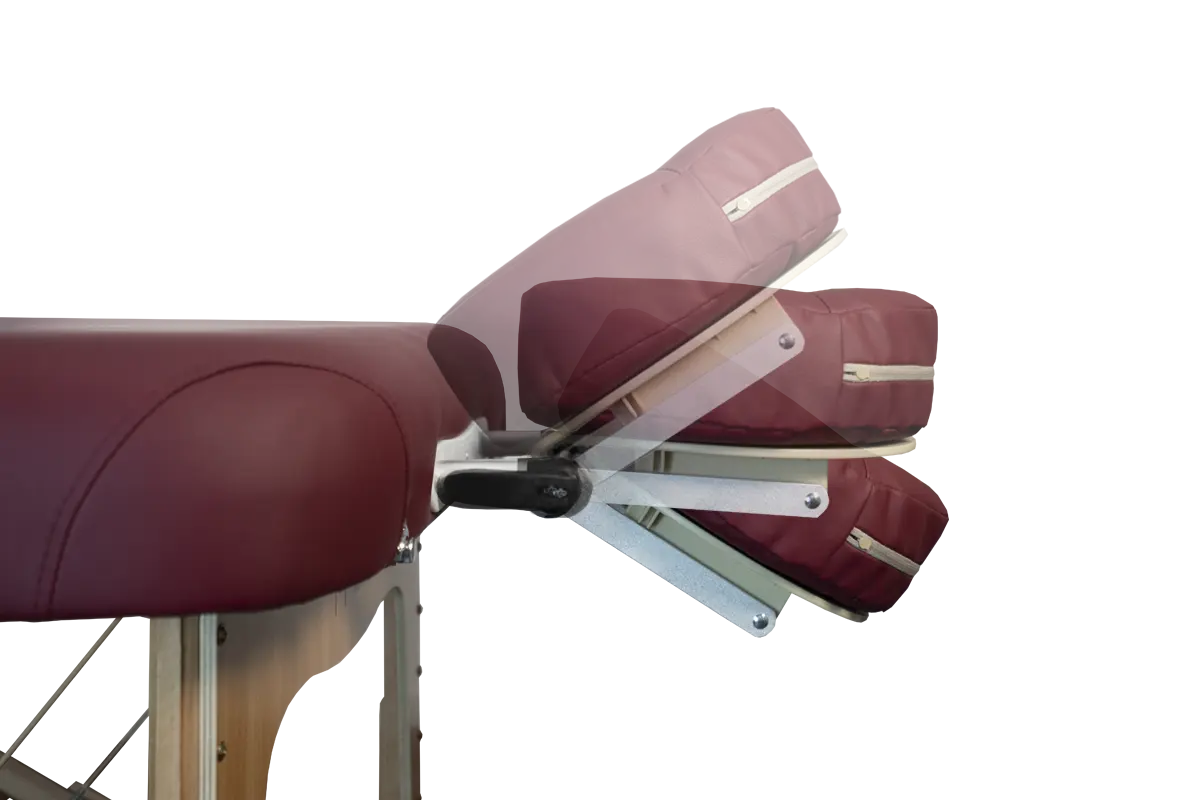 Zen Massage Ware Round Corner, mobile Massageliege, Kopfstuetze Details