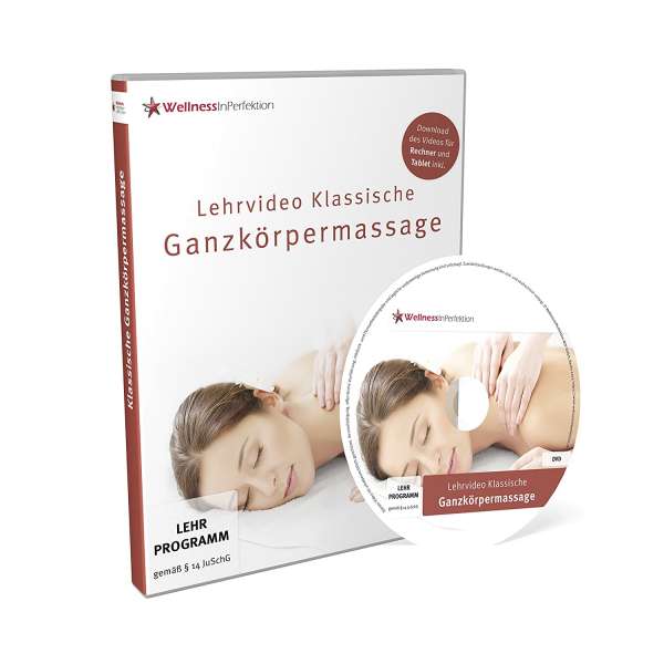 DVD Klassische Ganzkörpermassage (Lehrvideo) | Für Anfänger und Profis