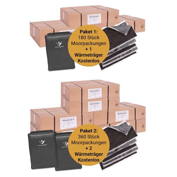 Heilmoorpackung + Wärmeträger Set